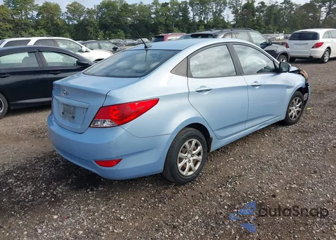 2012 Hyundai Accent Gls/Gs z USA, uszkodzony, nr VIN KMHCT4AE0CU158224
